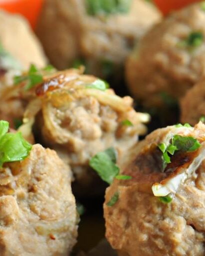 Savory Baked Turkey Meatballs: A Healthy Dinner Delight