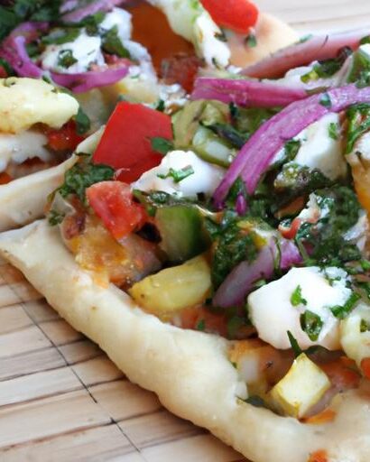 Wholesome Mediterranean Pizza on Nutty Whole Wheat Pita