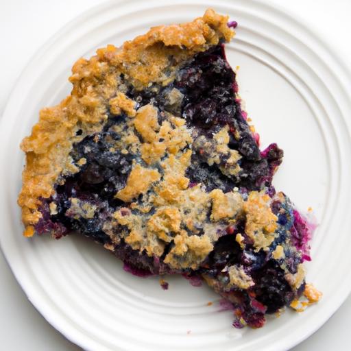 The Irresistible Charm of Classic Blueberry Crumble Pie