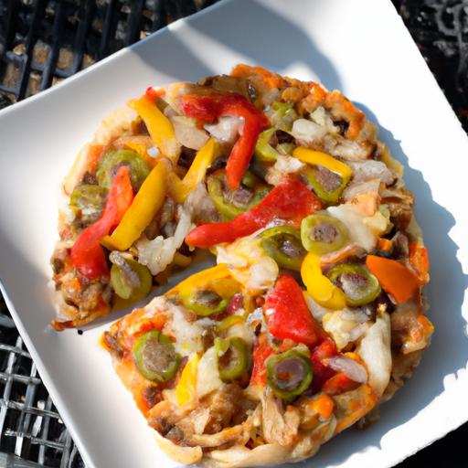 Wholesome Mediterranean Pizza on Nutty Whole‌ Wheat‍ Pita