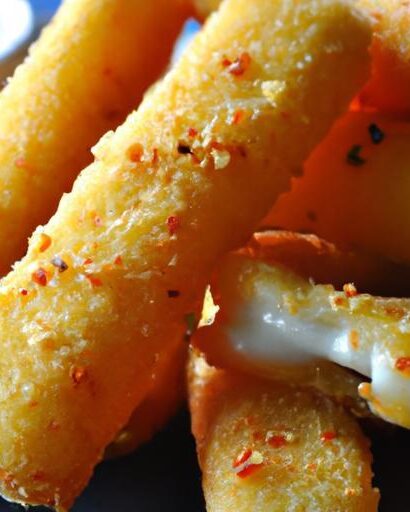 Golden Crispy Mozzarella Sticks: A Cheesy Delight Uncovered