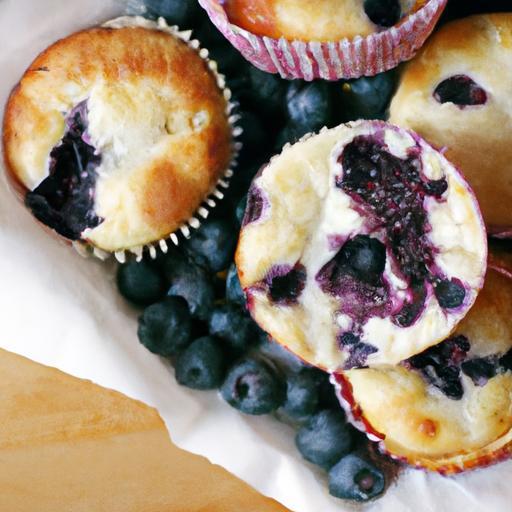 Deliciously Light Blueberry Cottage Cheese Muffins Recipe