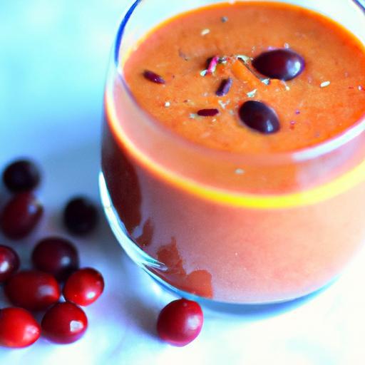 Brighten Your Holidays with a Cranberry Orange Smoothie