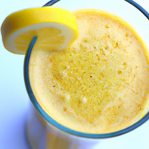 Revitalize Your Body with a Zesty Lemon Ginger Detox Smoothie