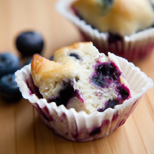 deliciously Light Blueberry Cottage Cheese Muffins Recipe
