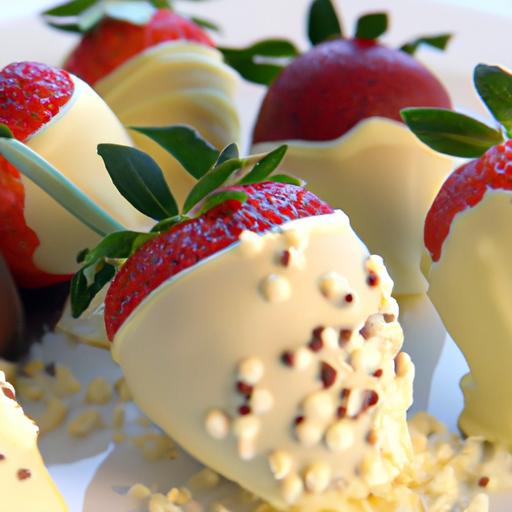 Decadent Delight: The Magic of White chocolate Strawberries