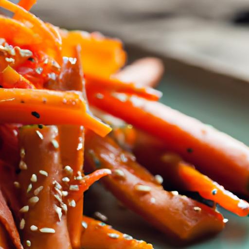 Nutty Delight: Tahini & Sesame Roasted Carrots Recipe
