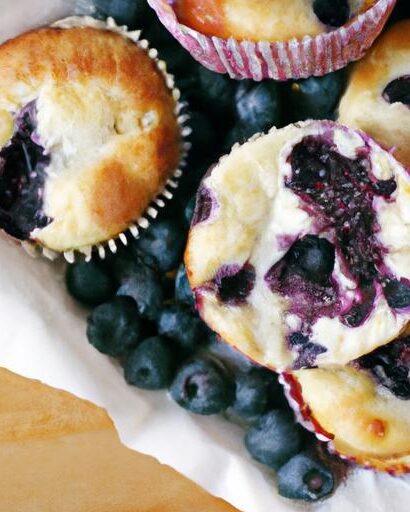 Deliciously Light Blueberry Cottage Cheese Muffins Recipe