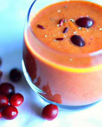 Brighten Your Holidays with a Cranberry Orange Smoothie