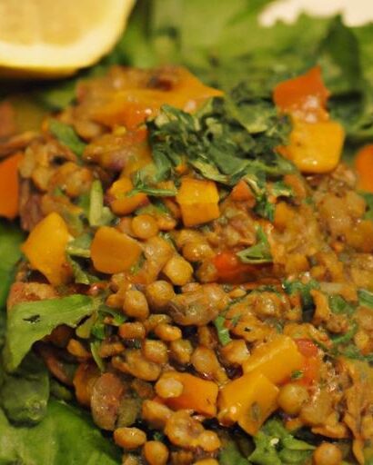 Hearty Lentil & Spinach Coconut Curry: A Flavorful Delight