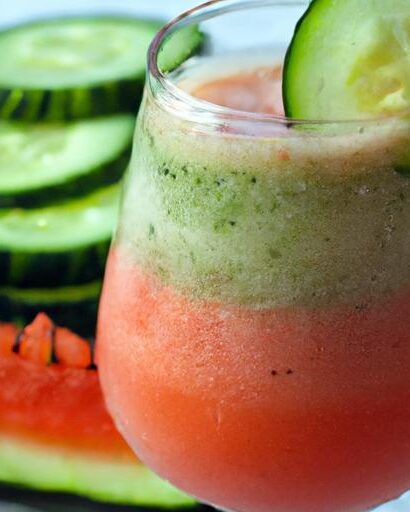 Refreshing Watermelon Cucumber Smoothie: A Hydrating Twist