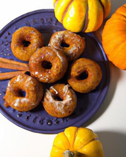 Spice Up Fall: Irresistible Pumpkin Baked Cake Donuts