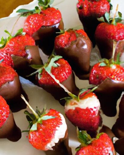 Decadent Dark Chocolate Covered Strawberries: A Sweet Delight