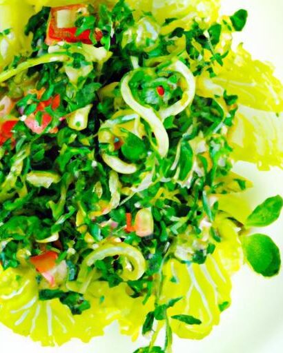 Refreshing Mint Salad: A Zesty Twist to Healthy Eating