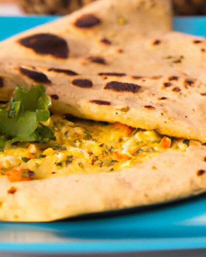 Golden Goodness: The Art of Chickpea Flour Flatbread