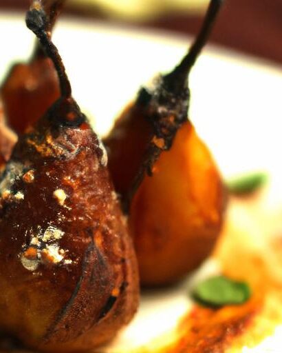 Golden Bites: The Art and Joy of Roasted Pears