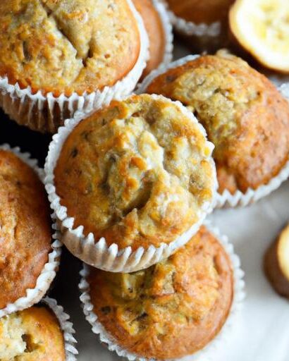 Power Up Mornings: Banana Protein Muffins with Whey Boost