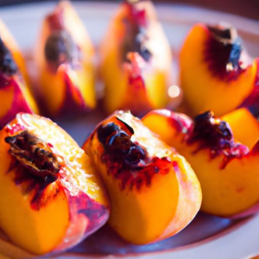 Sweet Flame-Kissed Delights: The Art of Grilled Peaches