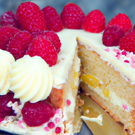 Zesty Lemon Raspberry Cake: A Bright, Berry Delight Recipe