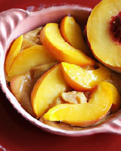 Sweet Simplicity: How to Make Peach Crisp with Canned Peaches