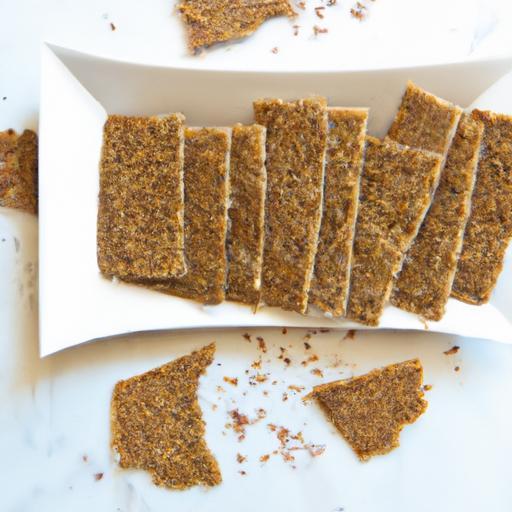 Crunchy Flaxseed Crackers: Nutty Bites for Healthy Snacking
