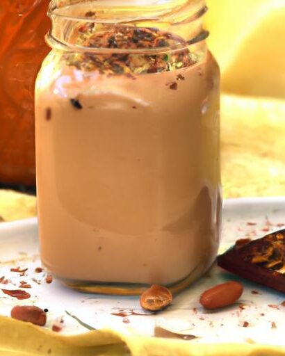 Power Up Your Day with a Chocolate Peanut Butter Protein Smoothie