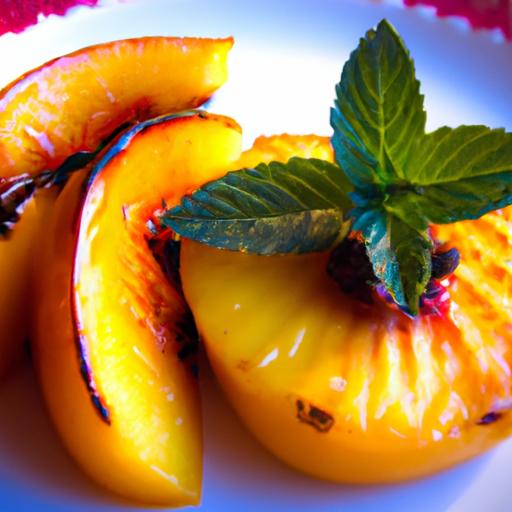 Sweet Flame-kissed Delights: The Art of Grilled Peaches