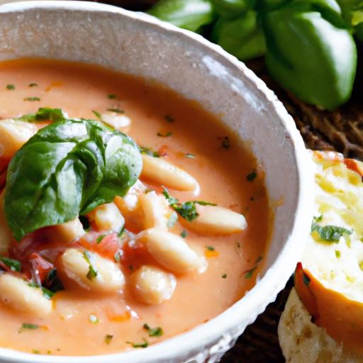 Velvety White Bean Tomato Basil Soup:‍ A ⁢Cozy⁣ Classic ​Recipe