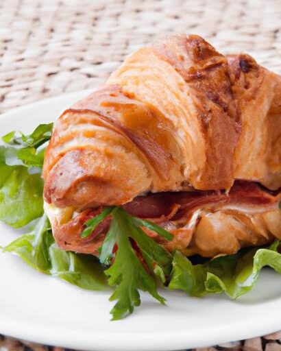 Flaky Baked Ham & Cheese Croissants: A Savory Delight Guide