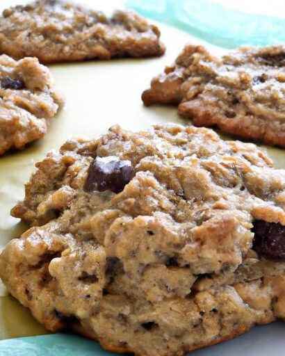 Decadent Vegan Chocolate Chip Oatmeal Cookies Recipe