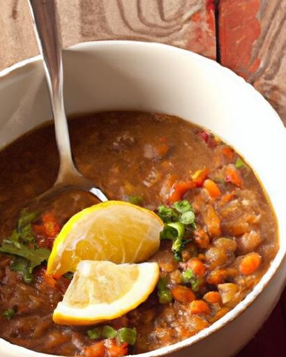 Hearty Mexican Lentil Soup: A Flavorful Tradition Served Warm