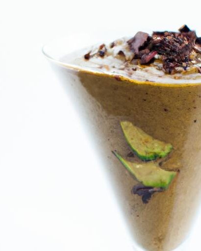 Creamy Avocado Cacao Smoothie: A Nutritious Indulgence