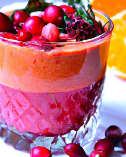 Brighten Your Holidays with a Cranberry Orange Smoothie Delight