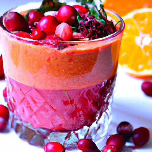 Brighten Your Holidays with a Cranberry Orange Smoothie Delight