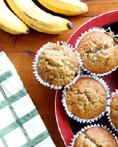 Muscle-Up Mornings: Power-Packed High Protein Banana Muffins
