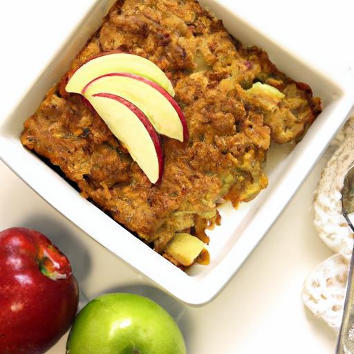 Warm Up Your Mornings with Apple Walnut Oatmeal Bake