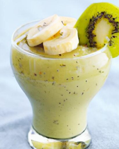 Kiwi Banana Smoothie: A Refreshing Boost of Natural Energy