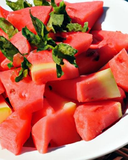 Refreshing Watermelon Mint Salad: A Perfect Summer Treat