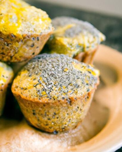 Zesty Lemon Poppy Seed Muffins: A Bright, Nutty Delight