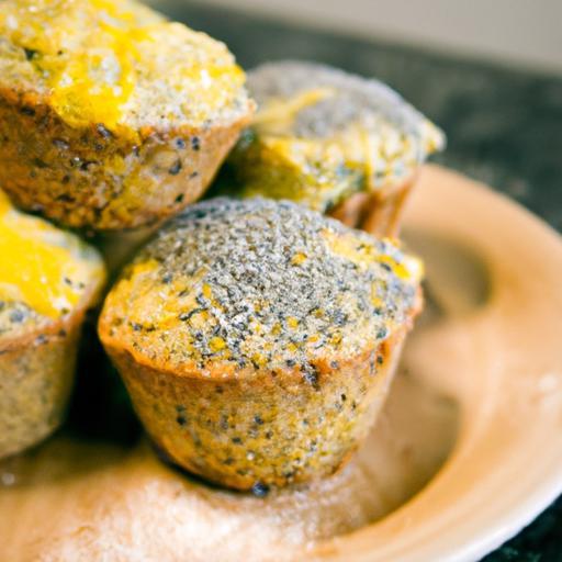 Zesty Lemon Poppy Seed Muffins: A Bright, Nutty Delight