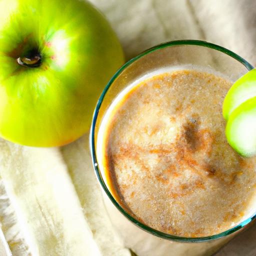 Energize Your Day with a Refreshing Green Apple Ginger Smoothie
