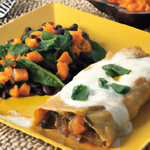 Hearty​ Sweet potato & Black Bean Enchiladas: A Flavorful Twist