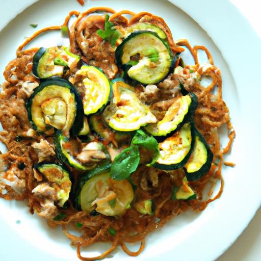 Healthy ‍Twist:‍ Turkey ⁢& Zucchini ‍Spaghetti Bolognese‌ Delight