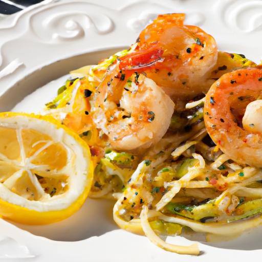 Zesty Shrimp & Garlic⁤ Lemon Zoodles: A fresh Twist on Dinner