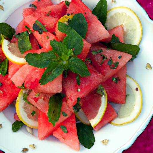 refreshing Watermelon Mint Salad: A Perfect Summer Treat