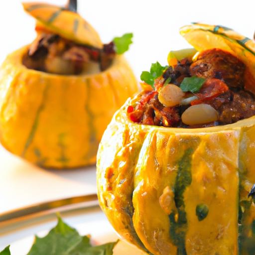 Hearty Sausage-Stuffed Acorn Squash: A Flavorful Fall Feast