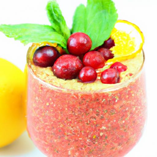 Brighten Your holidays with a Cranberry Orange Smoothie Delight