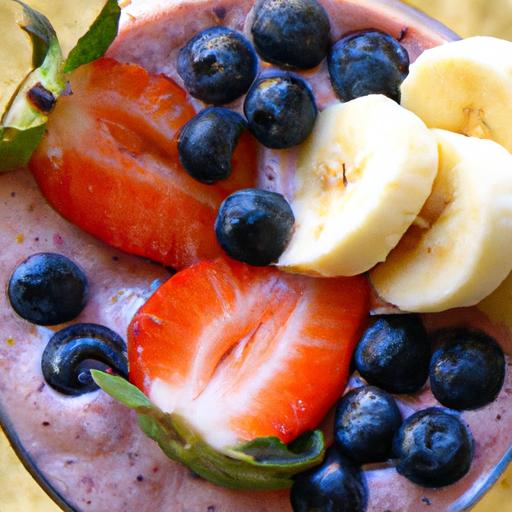 Berry Bliss: The Perfect Strawberry Blueberry Banana Smoothie