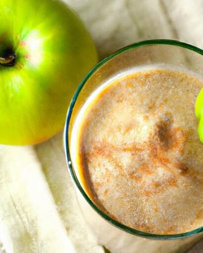 Energize Your Day with a Refreshing Green Apple Ginger Smoothie