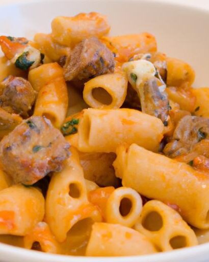 Savor the Flavor: Creamy Sausage Rigatoni Recipe Unveiled